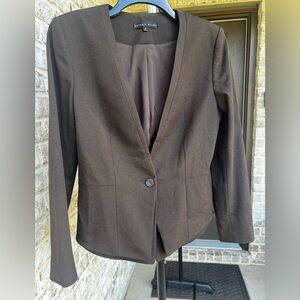 ANTONIO MELANI Dark Brown Women's Blazer